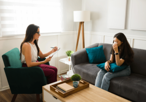 woman dealing with ambiguous grief in grief therapy session